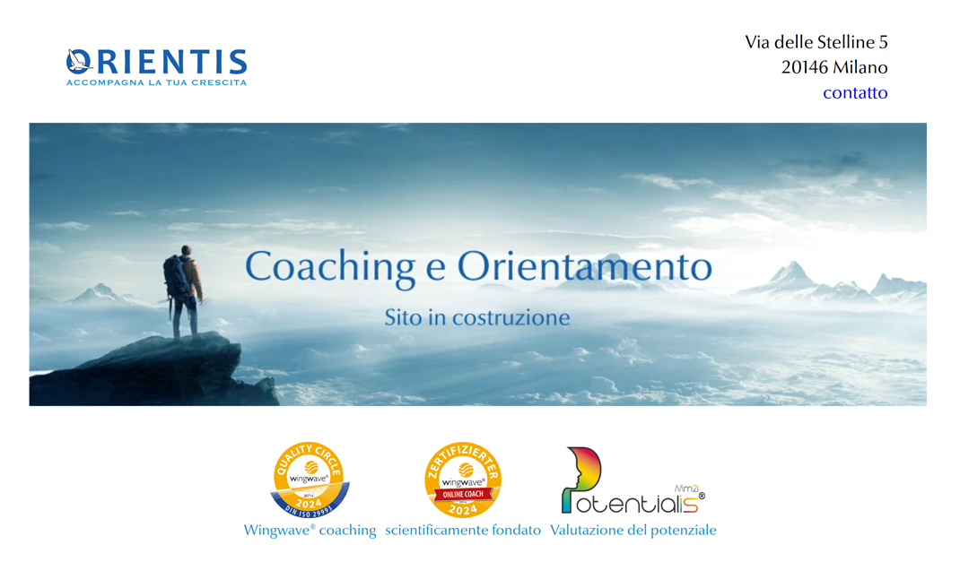 Screenshot progetto Orientis